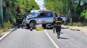 Scooter contro fuoristrada, muore 44enne
