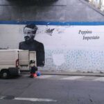 Mafia: ripulito a Catania murale di Peppino Impastato