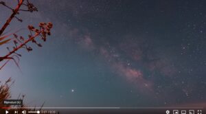 Timelapse: la Via Lattea vista da Cava d'Aliga