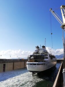 Cantiere navale Palermo, ultimati lavori in nave Star Breeze