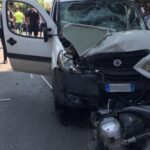 Scooter contro auto, muore un ragazzo di 20 anni