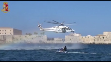 Esercitazione Polizia di Stato in mare a Siracusa