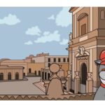 Un cartone animato a Ispica