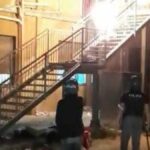 Un fotogramma della rivolta notturna nel centro agrigentino