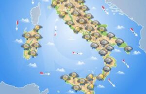 Sicilia in arrivo pioggia e forte vento