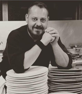 Lo chef Giuseppe Petrolo