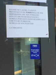 Covid: studio nega esami a utenti zona rossa, poi si scusa