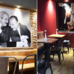 Gli interni della pizzeria, finita nell'occhio del ciclone