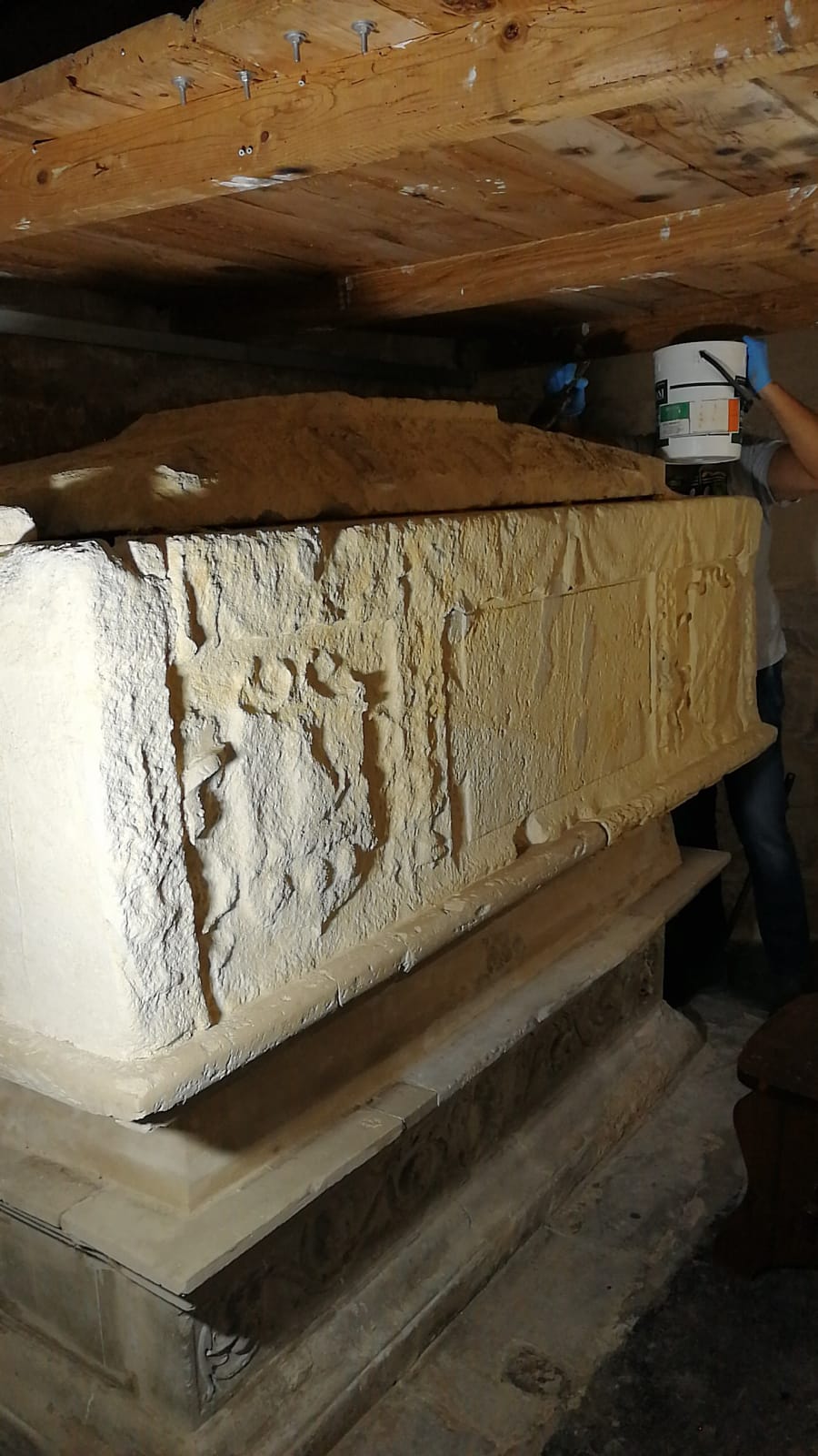 Comiso, studi paleontologici sul sarcofago dei Conti Naselli