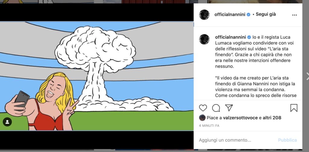 Poliziotti raffigurati come maiali, parla Gianna Nannini