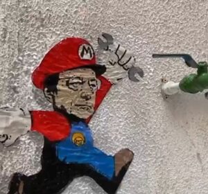 A Palermo Mario Draghi diventa SuperMario nel murales di TvBoy