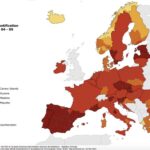 La cartina del contagio europeo non fa tante distinzioni e vede rosso quasi ovunque