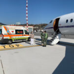 Donna incinta trasferita d'urgenza con volo aeronautica
