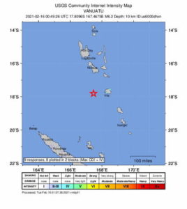Terremoti: scossa di magnitudo 6