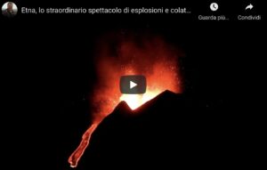 Etna, nuovo spettacolo notturno