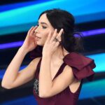 Sanremo 2021, Matilda De Angelis all'Ariston veste Prada