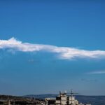 Etna, la nube di fumo ripresa da Ragusa in Timelapse