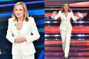 Gli abiti di Barbara Palombelli e Beatrice Venezi a Sanremo 2021:FOTO