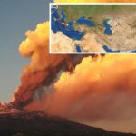 La nube di gas sprigionata dall'eruzione dell'Etna raggiunge la Cina
