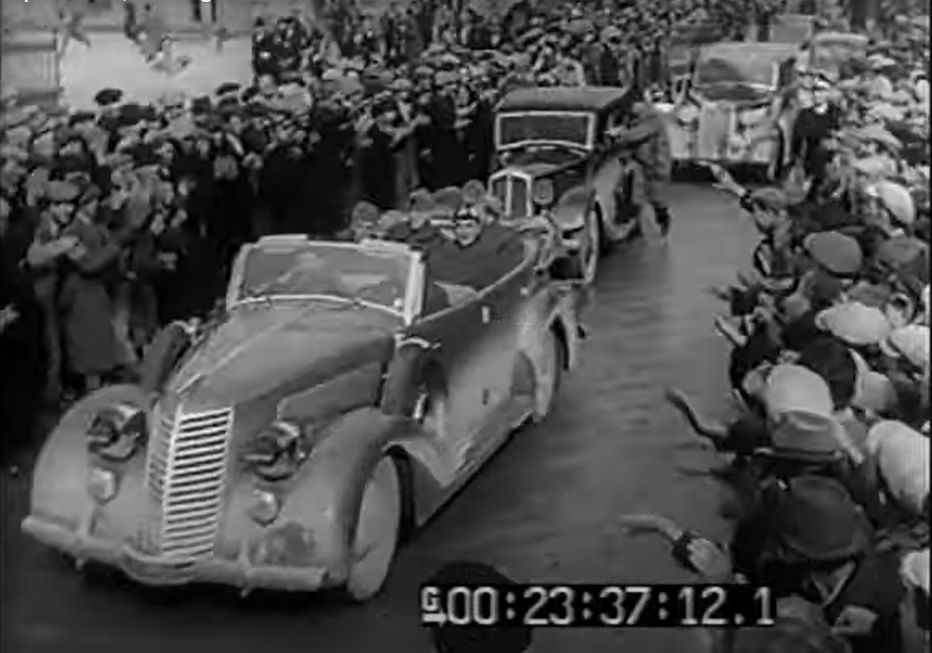 Il Re a Comiso, nel cinegiornale del 1943