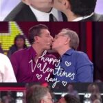 Il bacio fra Paolo Bonolis e Luca Laurenti è diventato virale