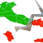 Covid, Italia gialla a Nord e arancione a Sud: un Paese diviso in due