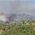 Fiamme anche in contrada Balatelle