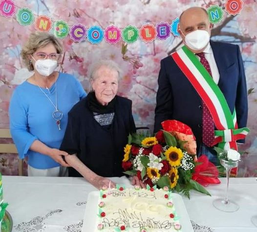 Salvatrice Distefano ha compiuto 100 anni
