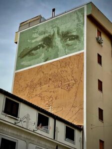 Mafia: a Palermo murale omaggio a Paolo Borsellino