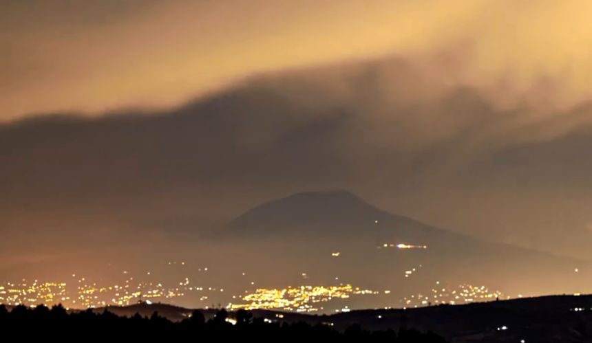 Temporale su Chiaramonte in time lapse: 24 ore in 35” VIDEO