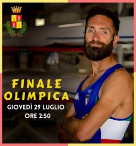 Ispica in finale alle Olimpiadi, con Pietro Ruta: siamo tutti con te!