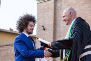 Il Rettore dell'Università di Siena pinage Mattia