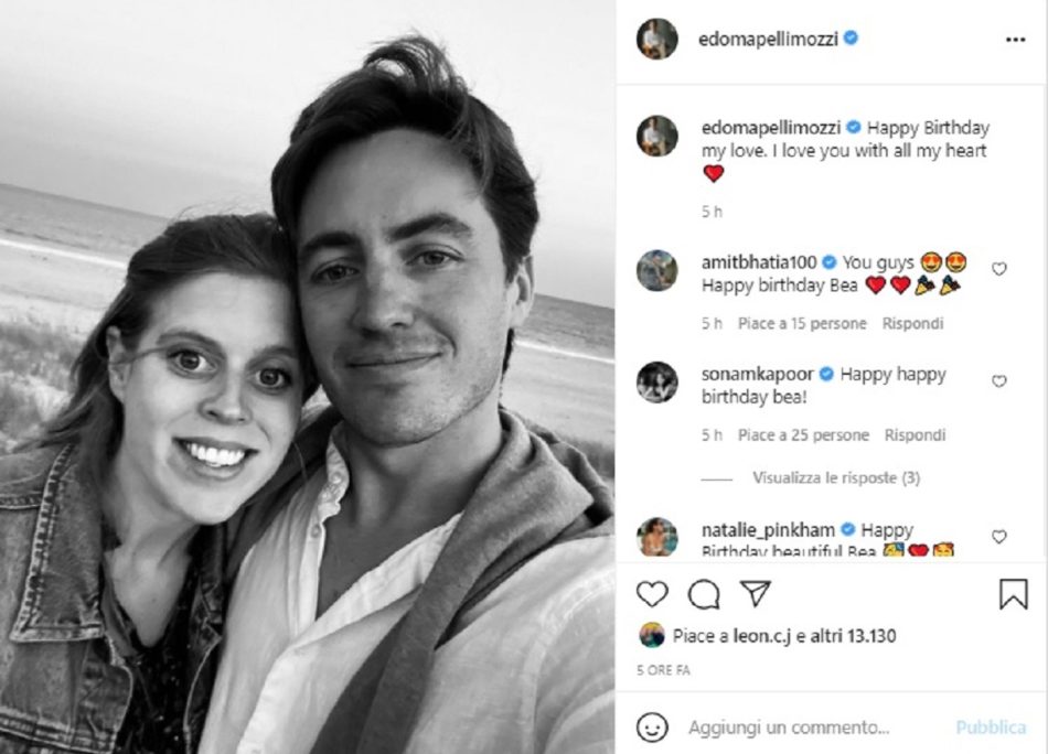Beatrice di York: compleanno con gli auguri romantici del marito