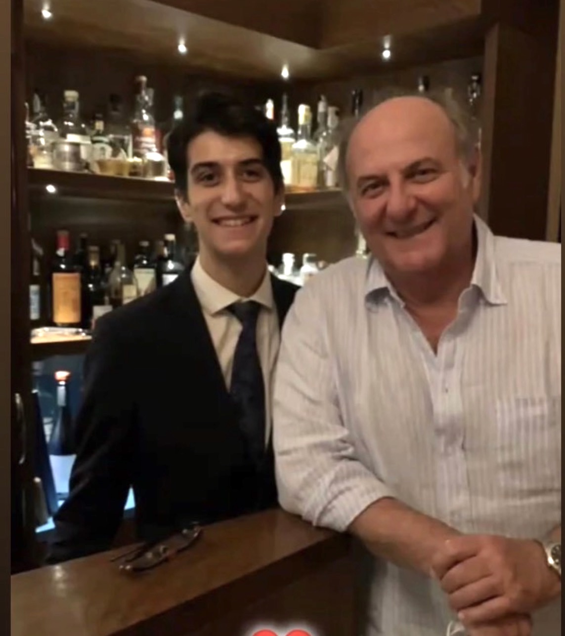 Gerry Scotti, cena di compleanno da Ciccio Sultano