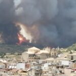 In cendio a Calaforno, evacuaote alcune case a Giarratana