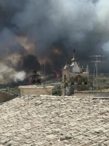 L'incendio a Calaforno e l'incubo di Giarratana
