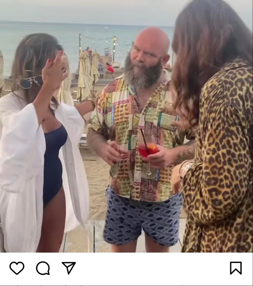 Darko Peric, attore de “La Casa di carta” in vacanza in Sicilia