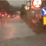Temporale si abbatte su Palermo, strade allagate, alberi abbattuti