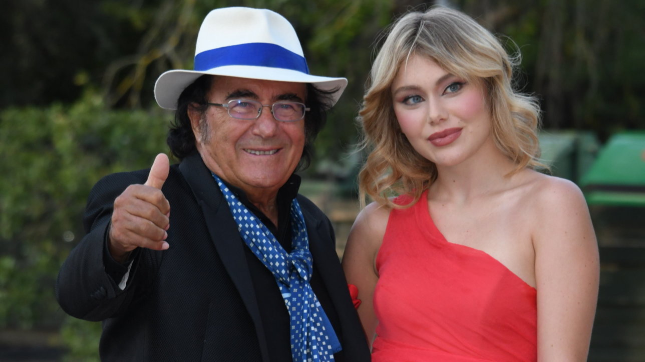Jasmine Carrisi con papà Al Bano: debutto in rosso al red carpet di Venezia