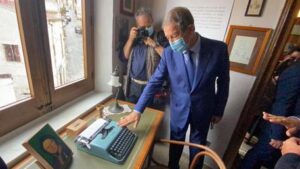 Musumeci a Racalmuto per la riapertura di Casa Sciascia