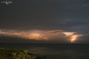 Fulmini a Torre di Mezzo, la foto