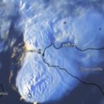 Pantelleria, il tornado dal satellite in time lapse VIDEO