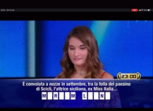 Gerry Scotti, quiz a Canale 5: l'attrice cconvolata a nozze a Scicli?