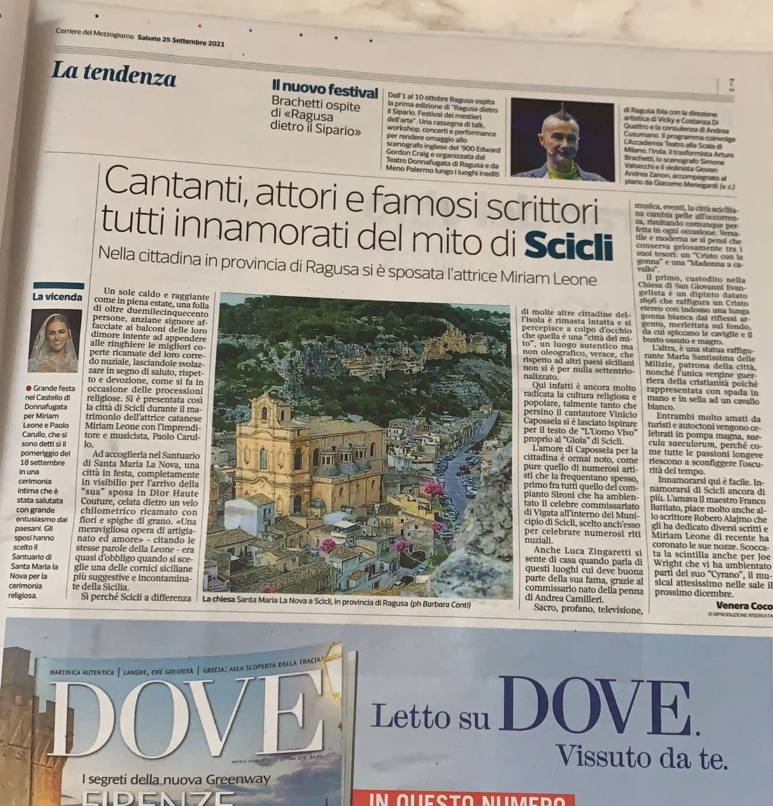 Scicli? Luogo del mito per cantanti, attori e scrittori