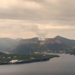 Vulcano ribolle, fumarole in time lapse VIDEO
