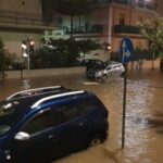 Maltempo: temporale su Palermo, strade allagate e frane