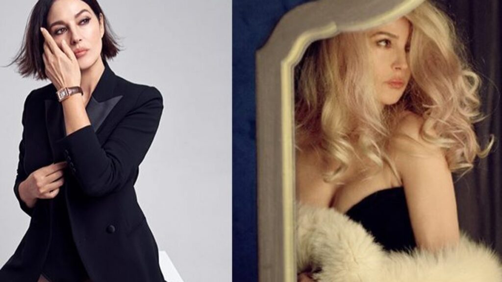 Monica Bellucci si fa bionda e diventa Anita Ekberg