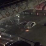 Sicilia, auto sommersa nel sottopasso: occupanti salvati con una fune