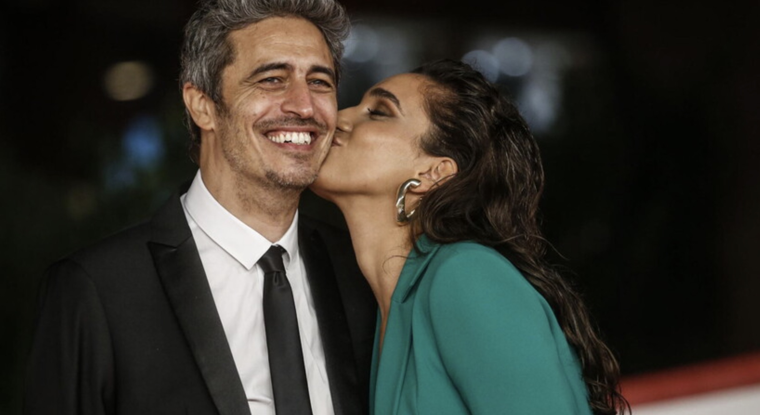 Pif con la sua nuova compagna Nabila Ben Chahed
