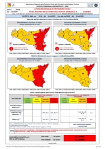 Maltempo: allerta rossa sulla Sicilia orientale